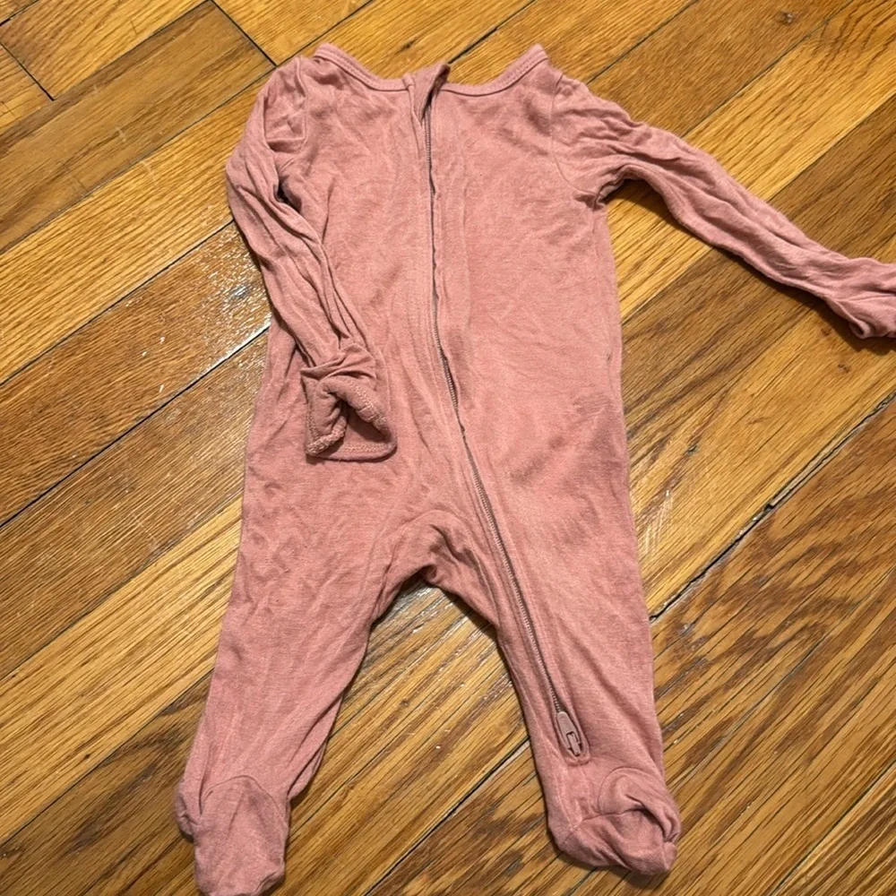Baby girl newborn bamboo bundle Kickee Pants carters pink
